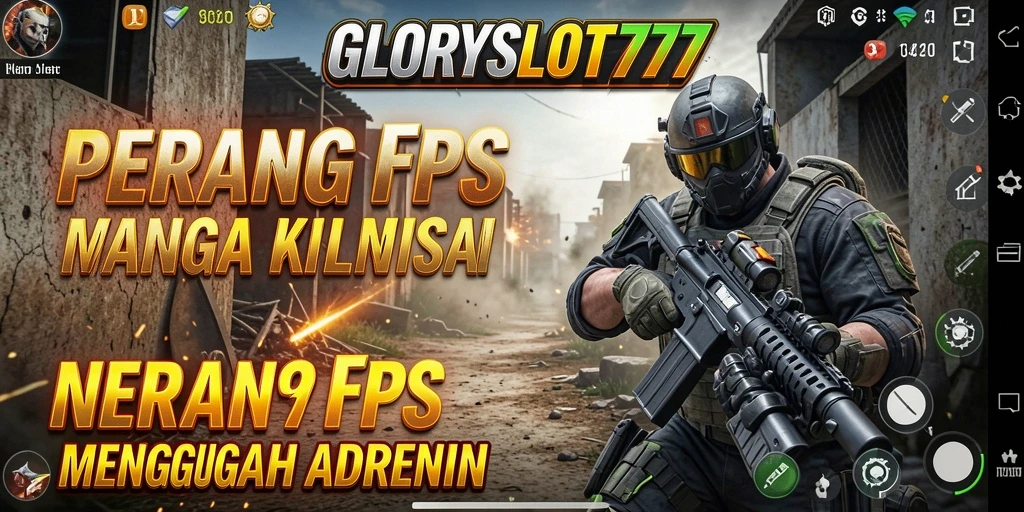 Gameplay seru dalam GLORYSLOT777 dengan aksi tembak-menembak intens.