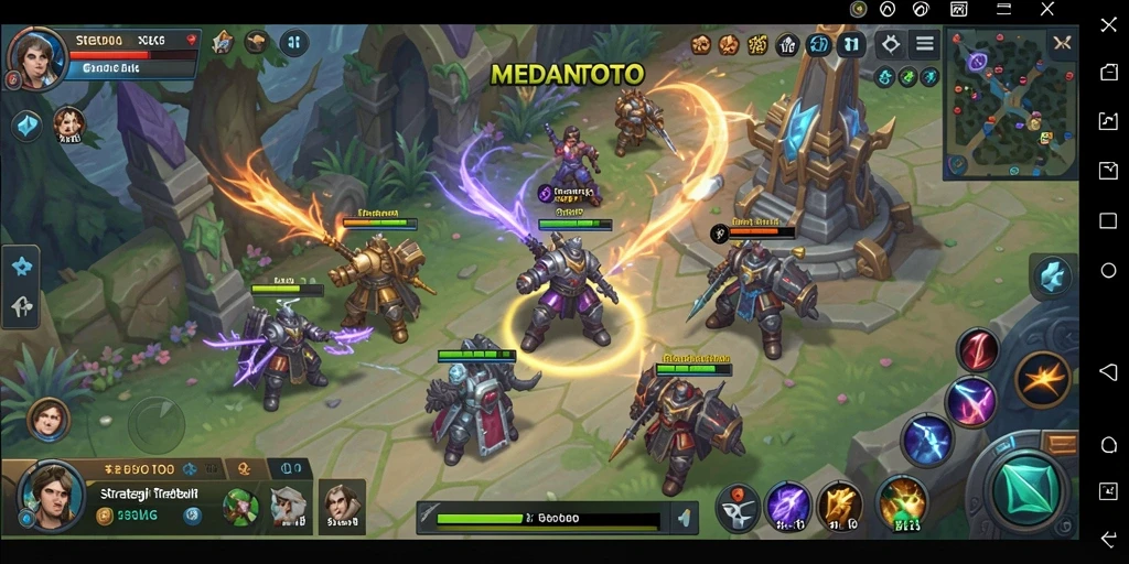 Tangkapan layar gameplay seru dari MEDANTOTO yang menunjukkan pertempuran strategi.