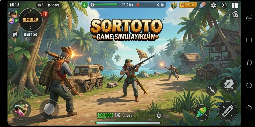 Screenshot gameplay SORTOTO yang menunjukkan aksi simulasi yang menarik.